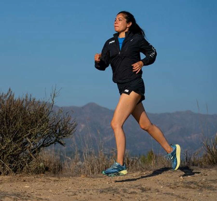 Zapatillas Trail Hoka One One Mujer - Speedgoat 4 - Azules - WGV396820